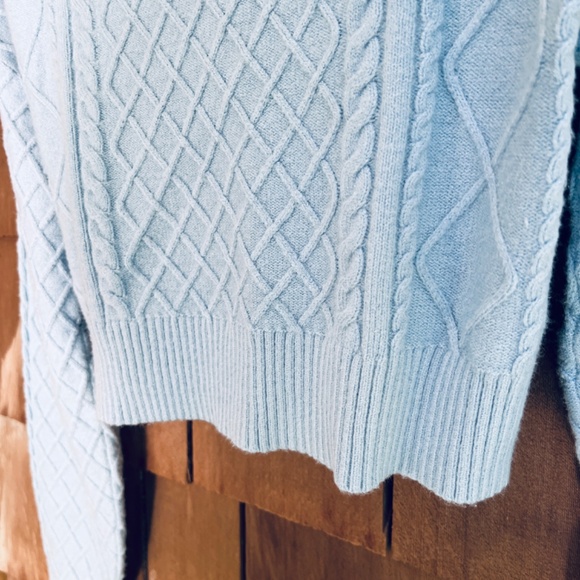 Ruby Moon Light Blue Crop Sweater - Picture 11 of 11